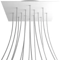 Creative Cables Kroq4014f102 Xxl Rose-one Square Matte Witte Rozenset