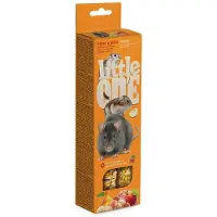 Mealberry Littleone Sticks Fruit Gedroogd Fruit Hamster Muis Gerbils Snack Voor Knaagdieren 120g 8 Eenheden