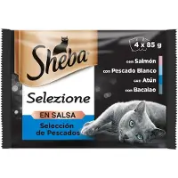 Mars Sheba Cuisine Selection Visbox 4x85g Katten Snack 13 Eenheden