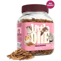 Mealberry Littleone Snack Meelwormen Snack Voor Knaagdieren 70g 6 Eenheden