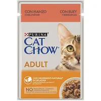 Purina Cat Chow Kattenvoer Met Rundvlees En Aubergine 85g 26 Eenheden