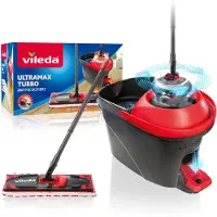 Ultramax Turbo complete set - Voor alle soorten vloeren - Comfortabel en ergonomisch dweilen