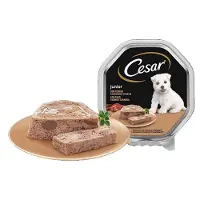 Cesar Kalkun-en Rundvleesvoer Voor Puppy´s 150g 14 Eenheden