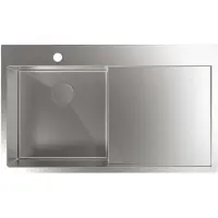 CATA Cbs-1 40-40 D R10 Spoelbak Met Afdruiprek