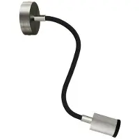 Creative Cables Titanium Flex 30 Mini-spot Gu1d0 Flex 30 Wand-en Plafondlamplamp: Met Lampafwerking: Satijn