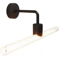 Creative Cables Esse14 Metalen Wandlamp Met Gebogen Arm En Gloeilamp