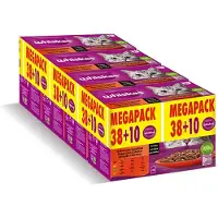 Whiskas Kattenvoer Vlees 38 + 10x85 G