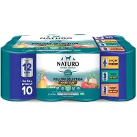 Naturo Natvoer Voor Honden Multipack Met Vleesselectie 390g 12 Eenheden