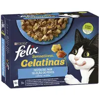 Purina Felix Sensations Zeefeest 12x85g Kattenvoer 6 Eenheden