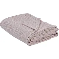 Beliani CHAGYL - Sprei-Roze-Katoen