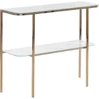 Beliani CALVERT - Consoletafel - Wit - Veiligheidsglas