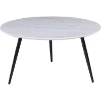 Beliani EFFIE - Salontafel - Wit - MDF