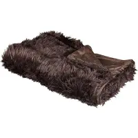 Beliani Plafond, Sprei bontlook bruin 150 x 200 cm DELICE (150 x 200 cm)
