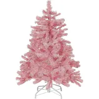 Beliani FARNHAM - Kerstboom - Roze - 100 cm - PVC