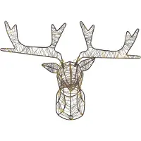 Beliani NELLIM - Kerstdecoratie - Zwart - IJzer