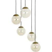 Beliani NOEL - Hanglamp - Goud - Glas