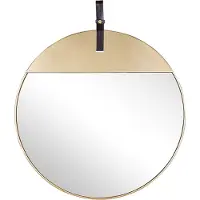 Beliani GURS - Wandspiegel - Goud - IJzer