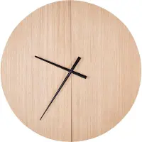 Beliani CABIC - Wandklok-Lichte houtkleur-MDF