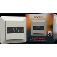 Heatit WiFi6 thermostaat | Draadloos | WiFi, Bluetooth | Wit | RAL 9010