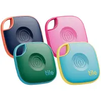 Tile Life360 Mate - Krachtige Bluetooth Tracker - Item locator voor Sleutels, Tassen en Meer - Telefoonzoeker - Compatibel met iOS en Android - 4-stuks (gekleurd)