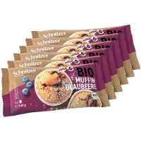 Schnitzer | Muffin Bosbessen | 6 stuks | 6 x 140 gram