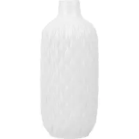 Beliani EMAR - Decoratieve vaas - Wit - Keramiek