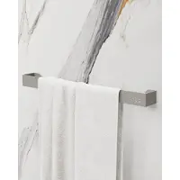 Nortiq T&B handdoekstang – 51,7cm – geborsteld alu