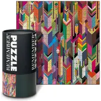 REMEMBER - Spel Puzzel Metropolis - Papier - Multicolor