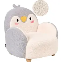 Beliani FYN - Kinderfauteuil - Grijs - Bouclé