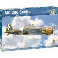 Italeri Modelbouwpakket Vliegtuigen - 2815 Macchi MC 200 Serie VII Saetta Plane Plastic - 1:48 - Modelbouw