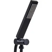 Beliani TABACAL - Handdouche - Zwart - Messing