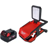 Milwaukee M18 PAL2-501 Acculamp 18 V 2000 lm IP20 + 1x accu 5.0 Ah - zonder lader