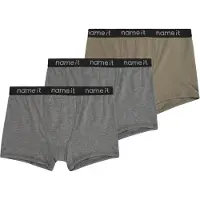 Name it Onderbroek aardetinten / grijs gemêleerd / kaki / zwart