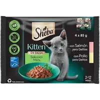 Sheba Pouch Mix Natvoer Voor Katten 13x4x85g