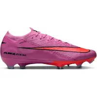 Nike Zoom Mercurial Vapor 16 Elite Gras Voetbalschoenen (FG) Roze Felrood Lichtblauw