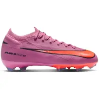 Nike Zoom Mercurial Vapor 16 Pro Gras Voetbalschoenen (FG) Kids Roze Felrood Lichtblauw