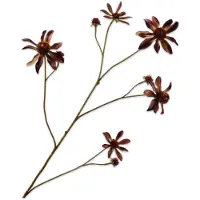 Silk-ka Kunstbloem Zonnehoed Bordeaux 91 Cm
