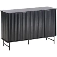 Beliani GLASTONBURY - Dressoir - Zwart - MDF