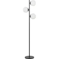 Beliani WADI - Staande lamp - Zwart - Metaal
