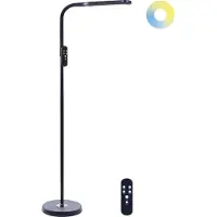 Beliani ARIES - Staande lamp - Zwart - Synthetisch materiaal