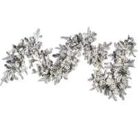 Beliani SUNDO - Guirlande - Wit - 180 cm - Synthetisch materiaal
