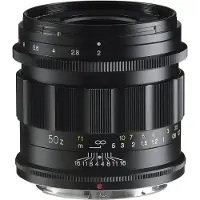 Voigtländer APO-Lanthar 50mm F/2 Type II Nikon Z zwart
