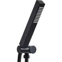 Beliani YARARI - Handdouche - Zwart - Messing