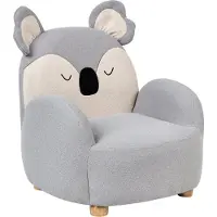 Beliani HERVIK - Kinderfauteuil - Grijs - Polyester