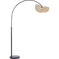 Beliani HERRON - Staande lamp - Naturel - Papier