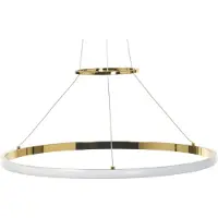 Beliani TANO - Hanglamp - Goud - Aluminium