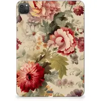 B2Ctelecom Siliconen Hoesje voor iPad Pro 11 (2024) Bloemen