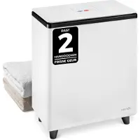 SereneLife Handdoek verwarmer - Elektrische Emmer Towel Warmer voor Spa en Badkamer - Past 2 grote Badhanddoeken, Automatische Uitschakelfunctie - Roségoud