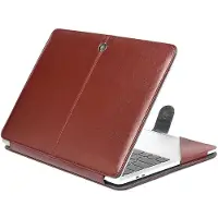 Mobigear Laptophoes geschikt voor Apple MacBook Pro 13 Inch (2016-2023) Hoes MacBook Case | Business - Bruin - Model A1706 / A1708 / A1989 / A2159 / A2289 / A2251 / A2338