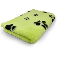 Vetbed Vet Bed - Limegroen met Zwarte Pootjes - Antislip Hondenmat - 150 x 100 cm - Limegroen - Waterafstotend - Latex Antislip - Benchmat Hond - Hondendeken - Hondenkleed - Machinewasbaar
